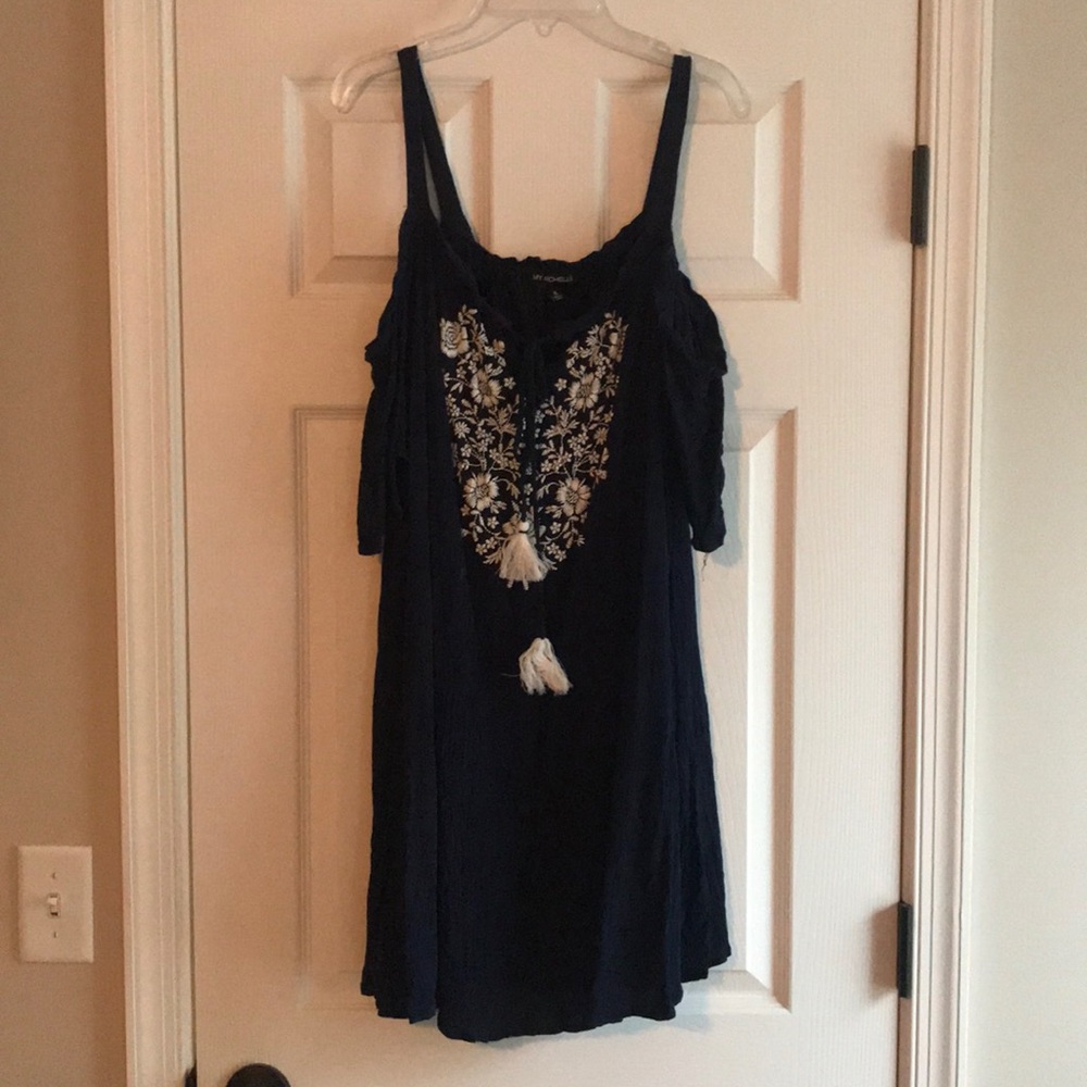 My Michelle mini cold shoulder dress